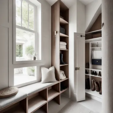 Scandinavian Mudroom design