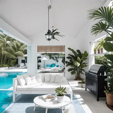 skandináv Pool House design