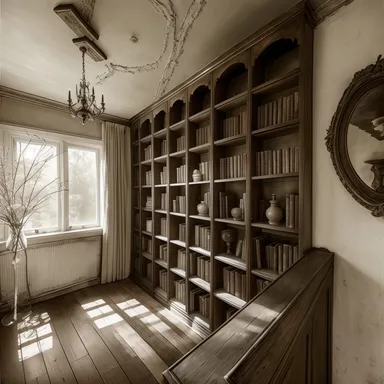 Shabby Chic Library design
