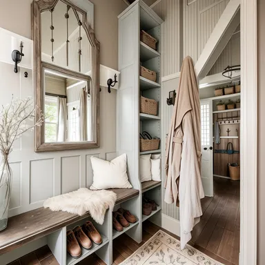 Shabby Chic Mudroom