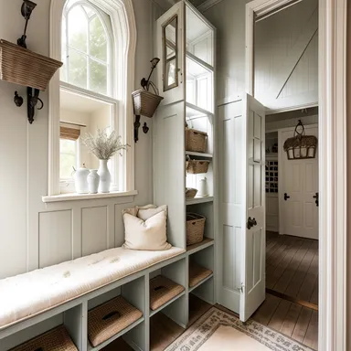Shabby Chic Mudroom design