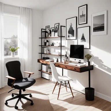सरल Home Office डिजाइन