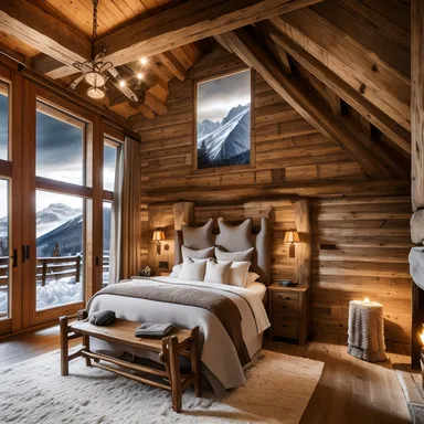 Ski Chalet Guest Room design