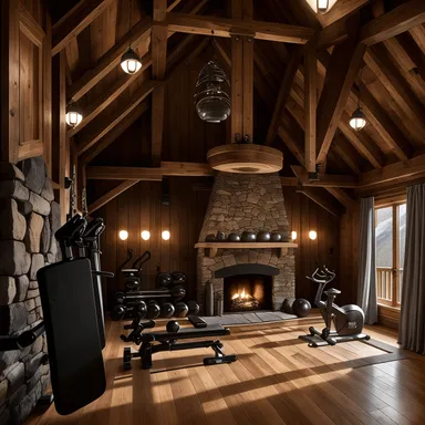 Ski Chalet Home Gym