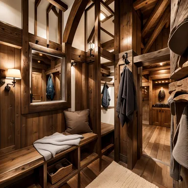 Ski Chalet Mudroom