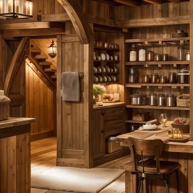Ski Chalet Pantry design