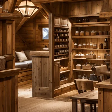 Ski Chalet Pantry design