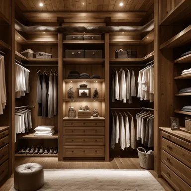 Ski Chalet Walk-in Closet