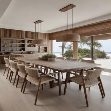 Surf Shack Dining Room design.