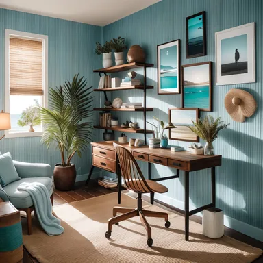Surf Shack Home Office design