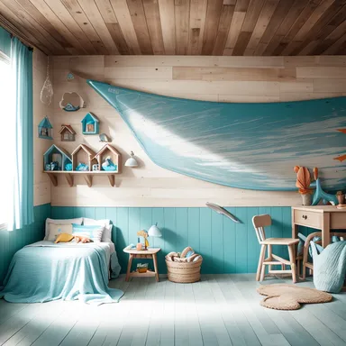 Surf Shack Kids Room design