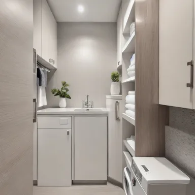 แบบดั้งเดิม Laundry Room การออกแบบ