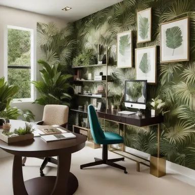 Tropical Home Office