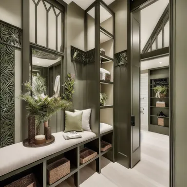 Tropical Mudroom