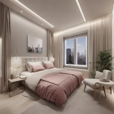 Vaporwave Bedroom design