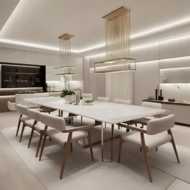 ヴェイパーウェイヴ Dining Room デザイン