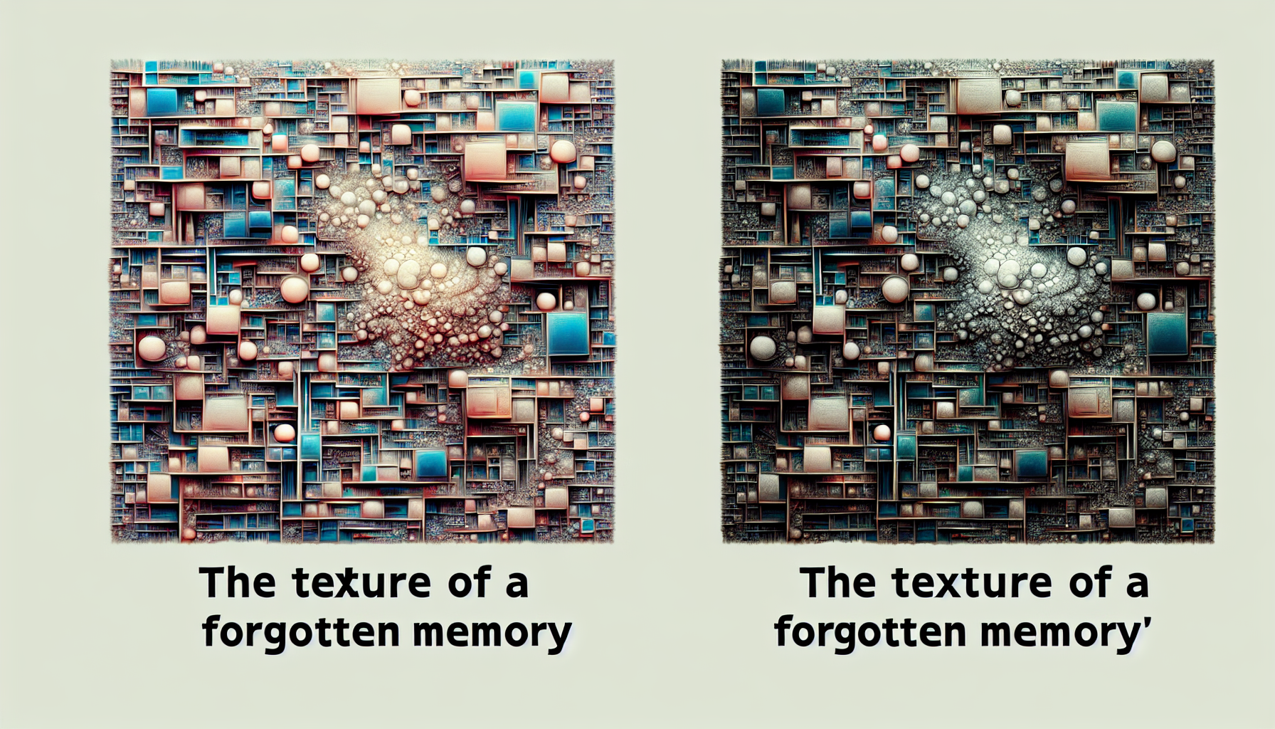 An example of a vague, creative prompt generating unexpected AI art results.