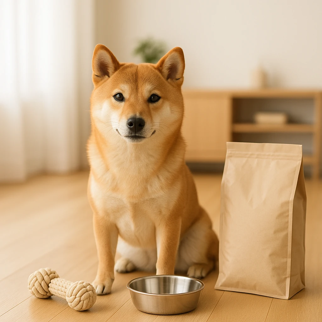 マルエスのペットグッズは柴犬に最適なアイテムが揃っている(テーマ: 柴犬)の内容に沿ったイメージ。セクション「柴犬に必要なマルエスのペットグッズを選ぶポイント」