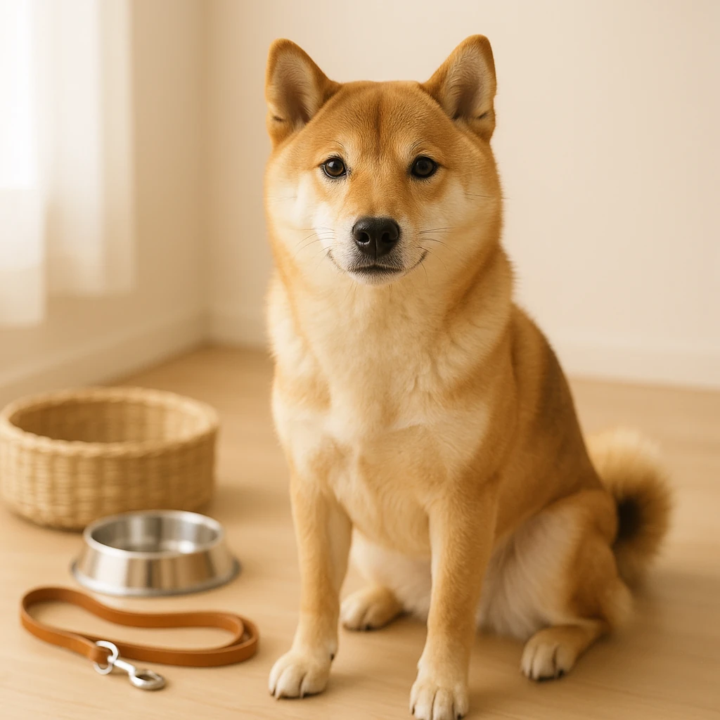 マルエスで柴犬を購入するためのステップガイド(テーマ: 柴犬)の内容に沿ったイメージ。セクション「柴犬を購入する前に必要な準備をする」を視覚化。要点:柴犬は日本