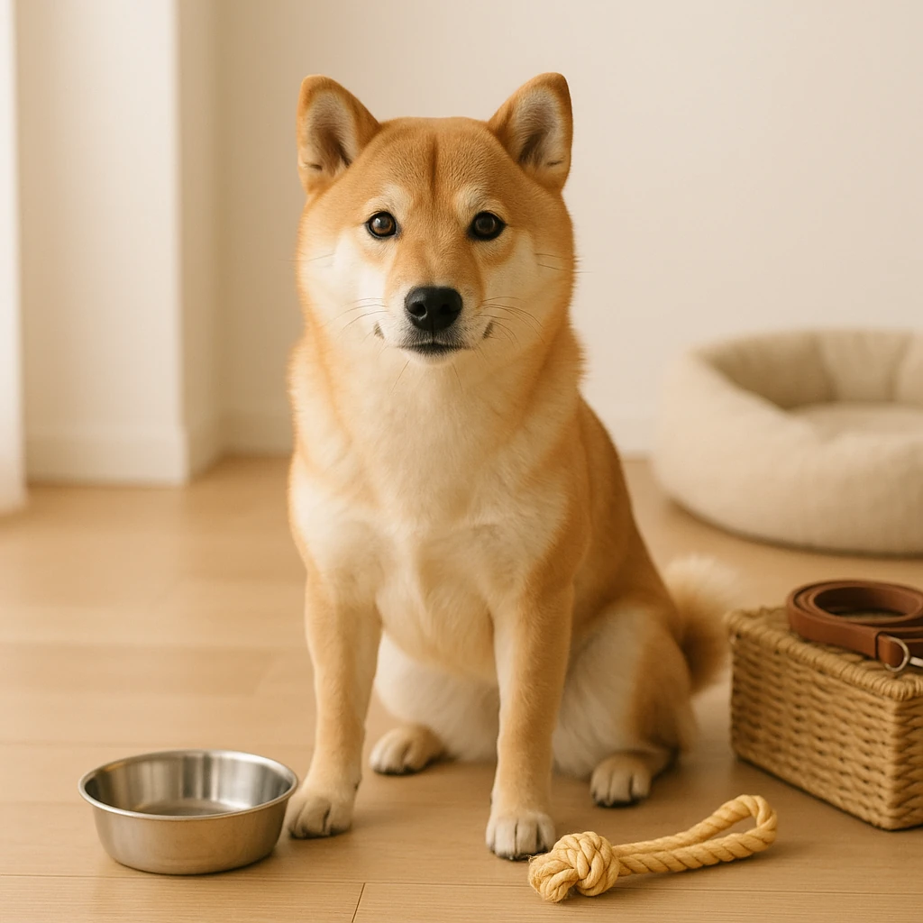 柴犬を飼うための基本的な知識と準備について（テーマ: 柴犬）の内容に沿ったイメージ。セクション「柴犬を飼うために必要な準備」を視覚化。要点:柴犬はその愛らしい外