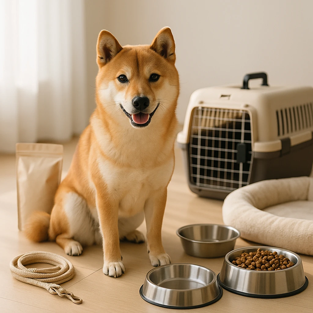 柴犬向けペット用品の選び方と購入ガイド(テーマ: 柴犬)の内容に沿ったイメージ。セクション「柴犬に必要なペット用品を選ぶためのポイント」を視覚化。要点:コジマで