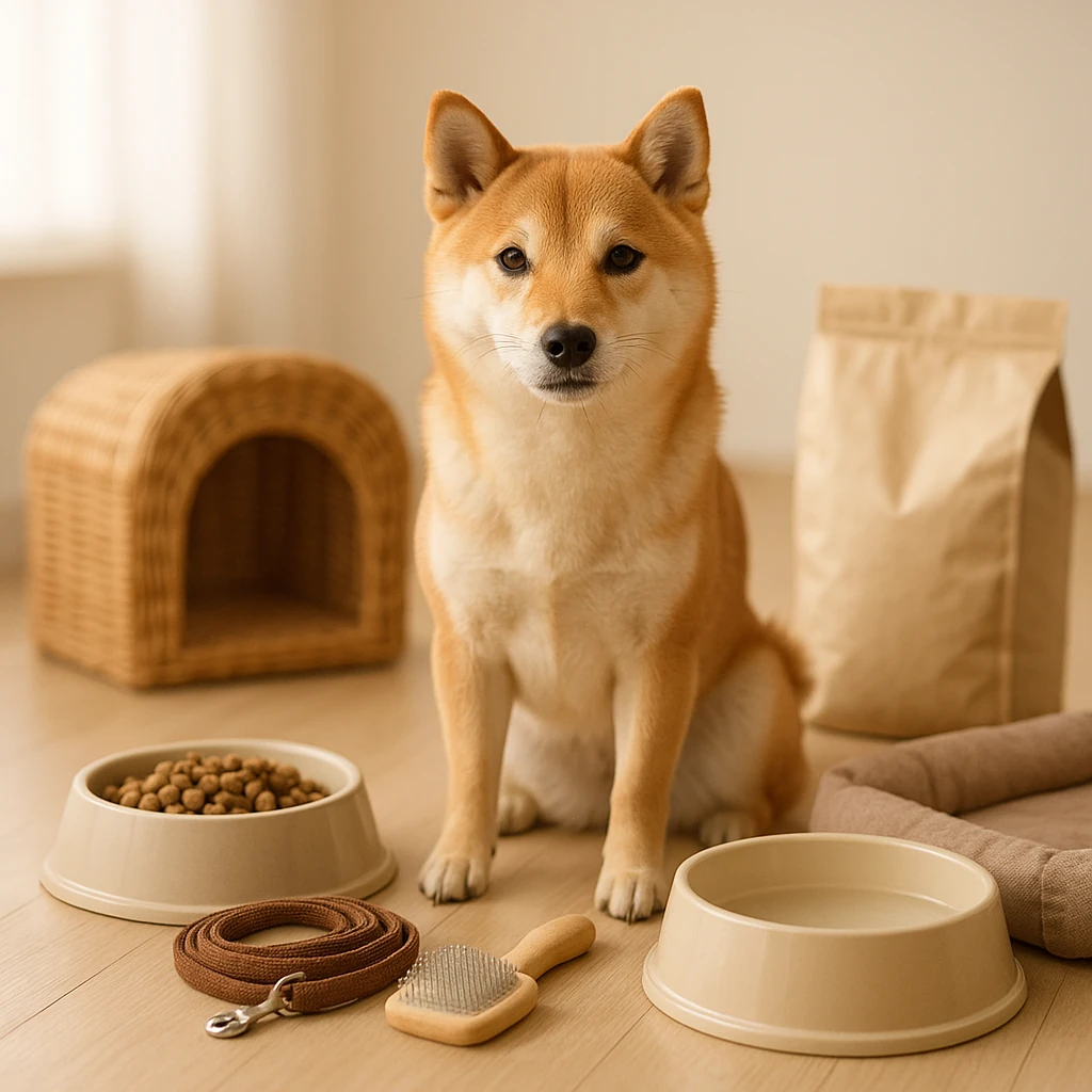 柴犬に必要なグッズ完全ガイド(テーマ: 柴犬)の内容に沿ったイメージ。セクション「柴犬に必要なグッズの基本的な考え方」を視覚化。要点:柴犬の飼い主が選ぶべきグッ