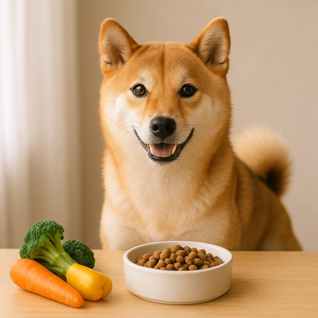 柴犬の健康を支える食事バランスガイド（テーマ: 柴犬）の内容に沿ったイメージ。セクション「柴犬に必要な栄養素を理解する」を視覚化。要点:柴犬の食事バランスは、健