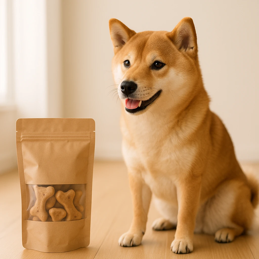 柴犬に最適なおやつの選び方ガイド（テーマ: 柴犬）の内容に沿ったイメージ。セクション「柴犬に適したおやつブランドの選び方を知ろう」を視覚化。要点:柴犬に最適なお