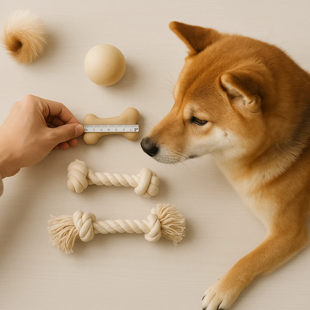柴犬の旅行前準備（持ち物・練習）をイメージした画像
