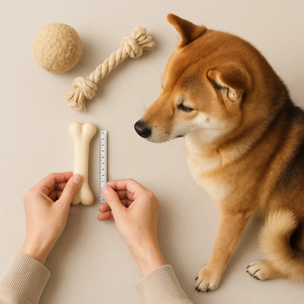 柴犬の寒さ対策で冬前に準備すべきグッズと健康チェックを表すイメージ。