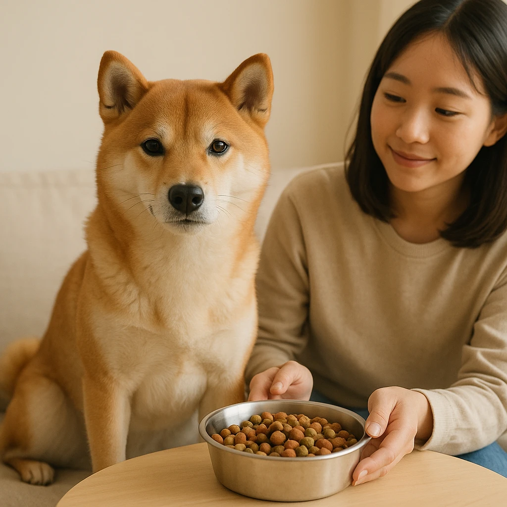 柴犬に必要な栄養素やユニ・チャームの製品について知ること(テーマ:ペット)に沿ったイメージ。セクション「柴犬に必要な栄養素について理解する」を視覚化。要点:柴犬