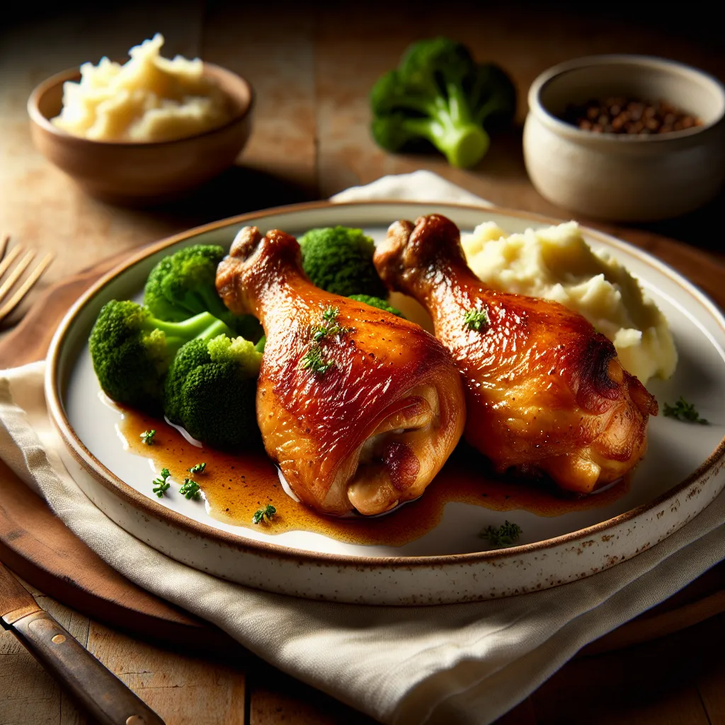 Baked Chicken Leg Quarters
