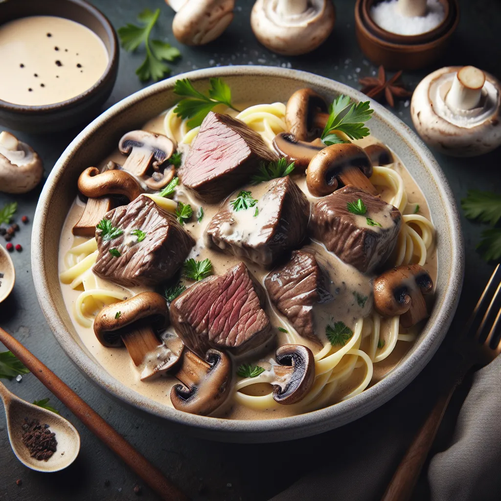 Beef Stroganoff