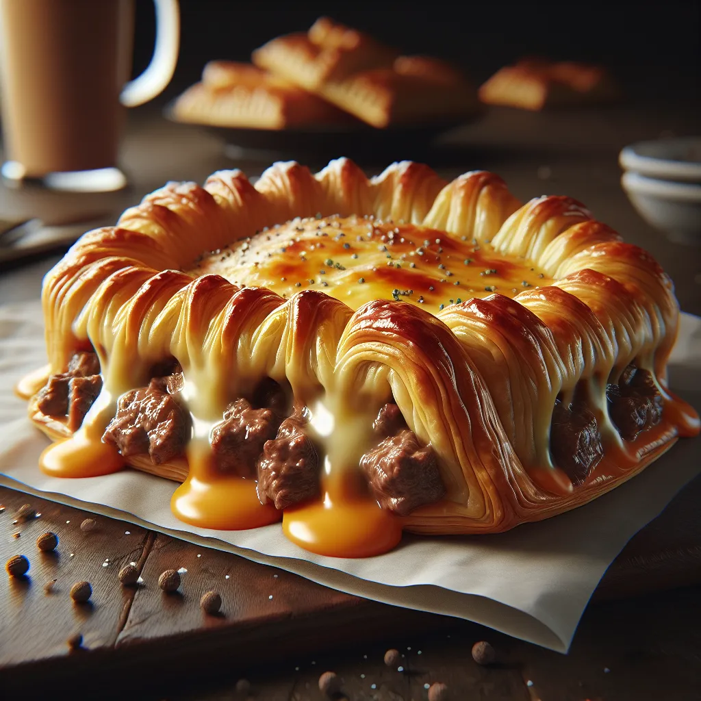 Beef and Cheese Puff Pastry