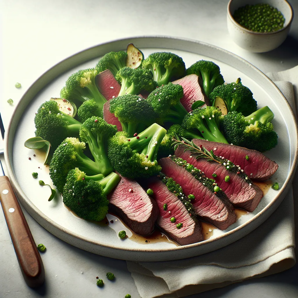 Brokkoli-Rindfleisch Pfanne