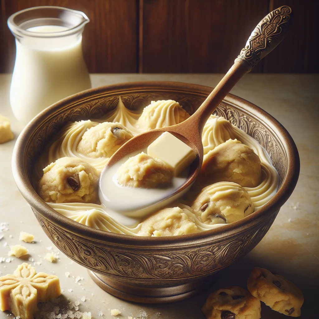 Buttermilch-Vanille-Keksteig