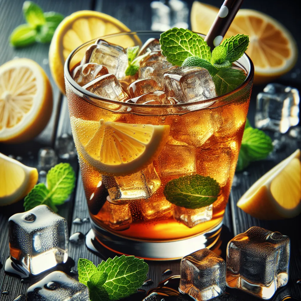 Cold Syrup Iced Tea