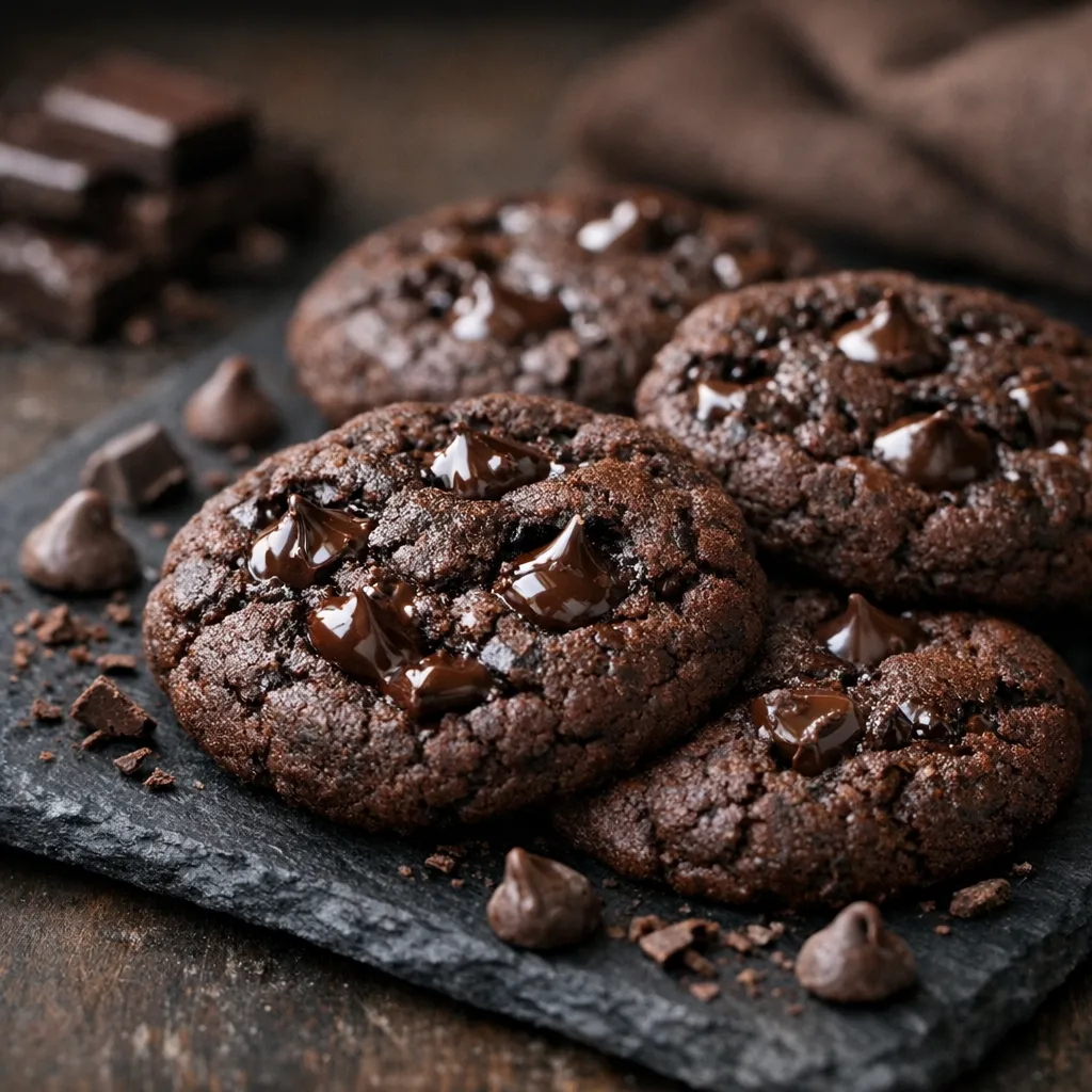 Double Chocolate Chip Cookies