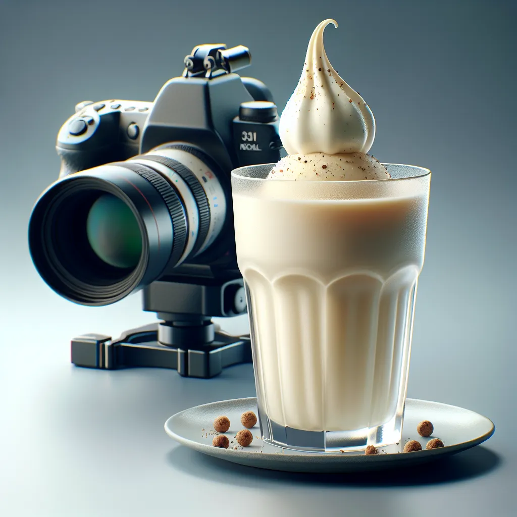Eggnog Ice Cream Float