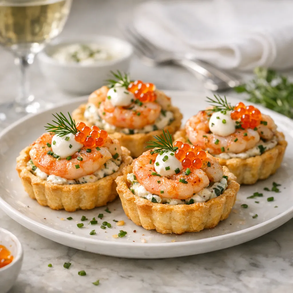 French-Style Shrimp Tartlets
