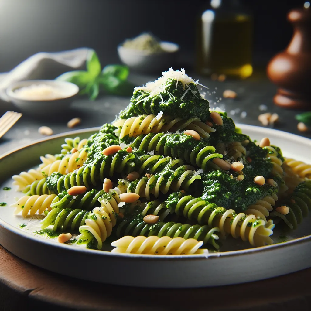 Fusilli with Pesto