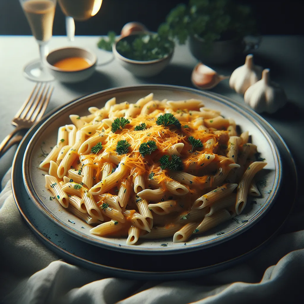 Garlic Cheddar Pasta