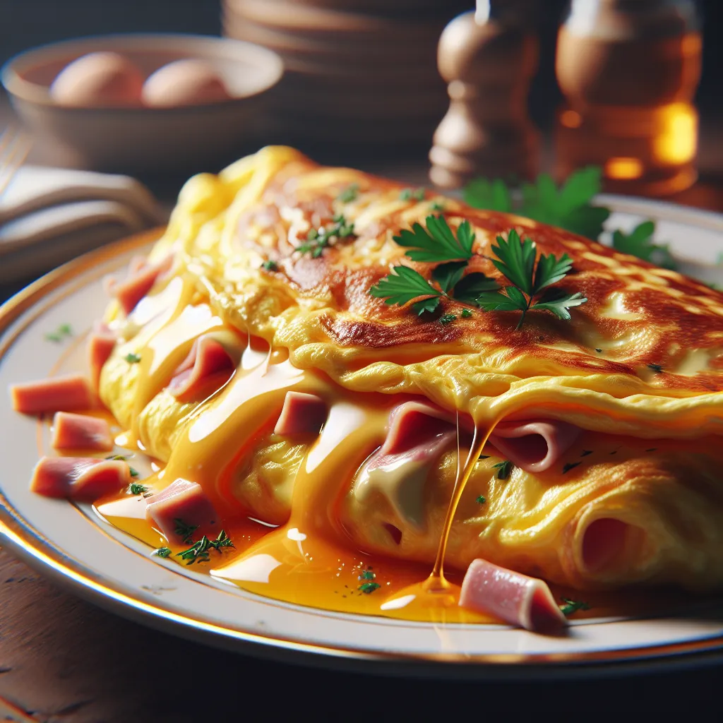 Ham and Cheese Omelette