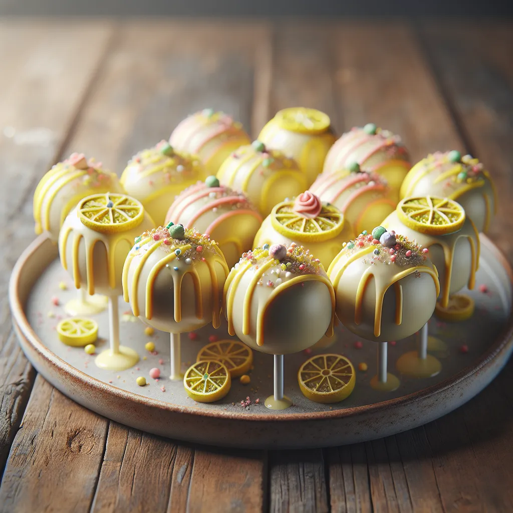 Lemon Cake Pops