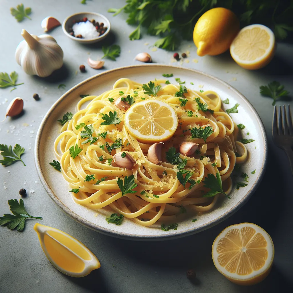 Lemon Garlic Pasta