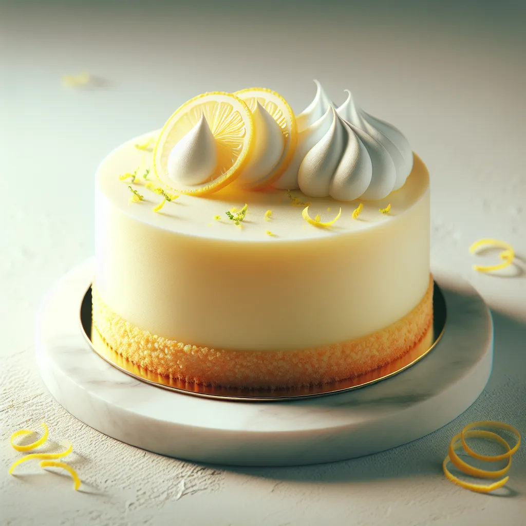 Lemon Mousse Cake