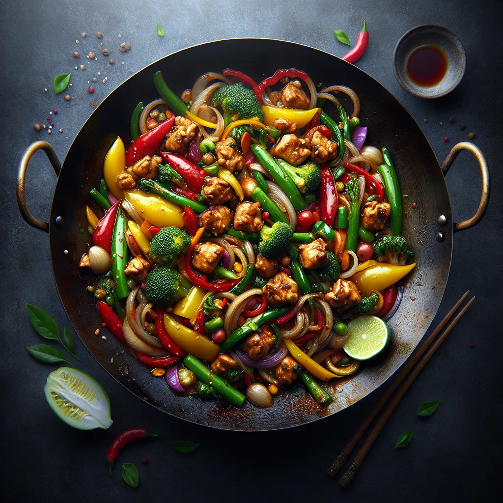 Minced Chicken Stir-Fry