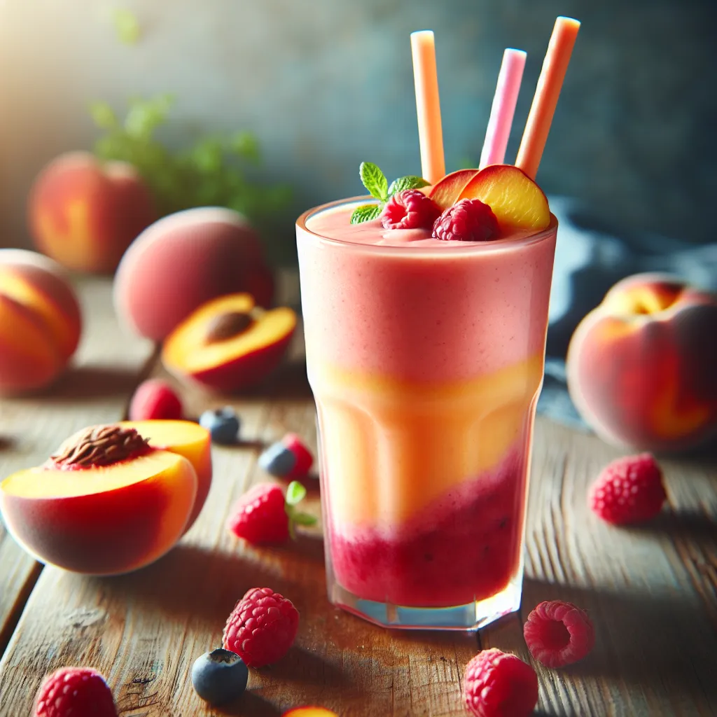 Peach Raspberry Smoothie