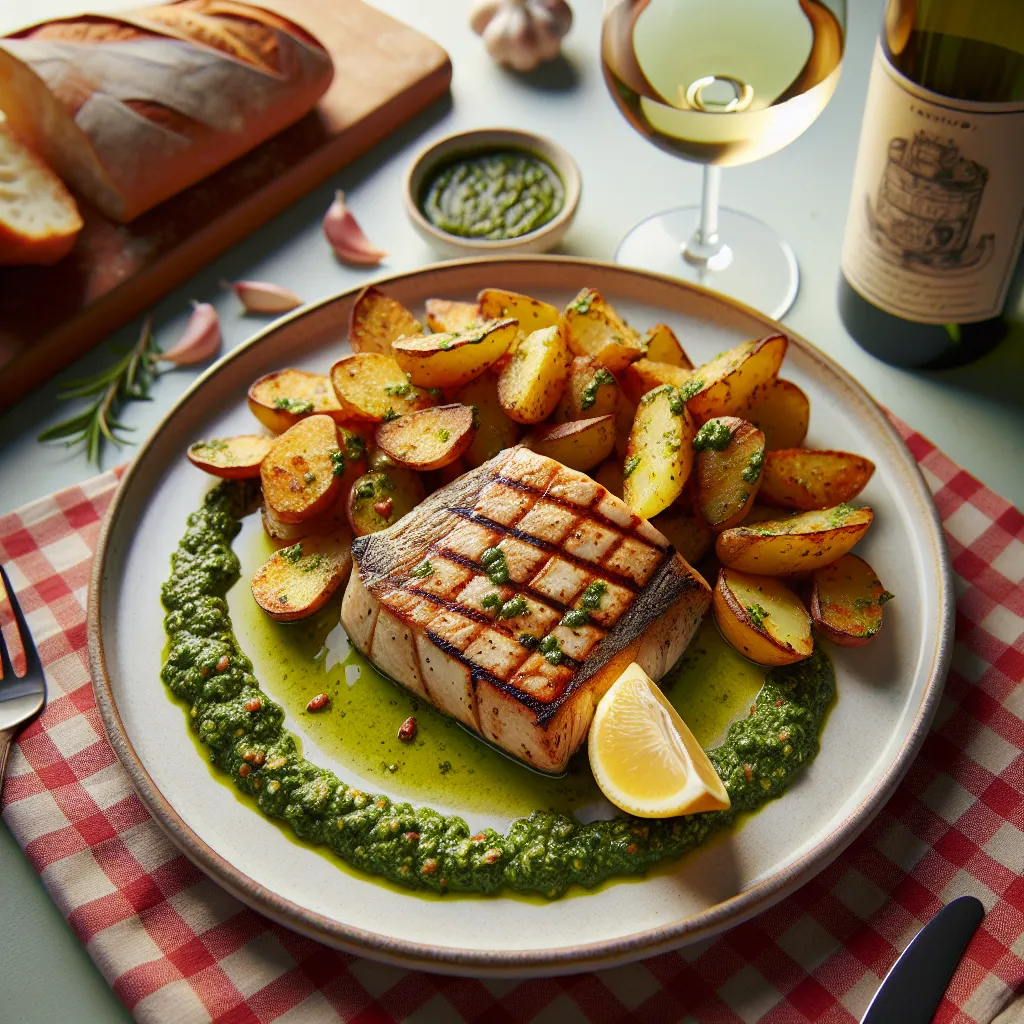 Pesce Spada al Pesto