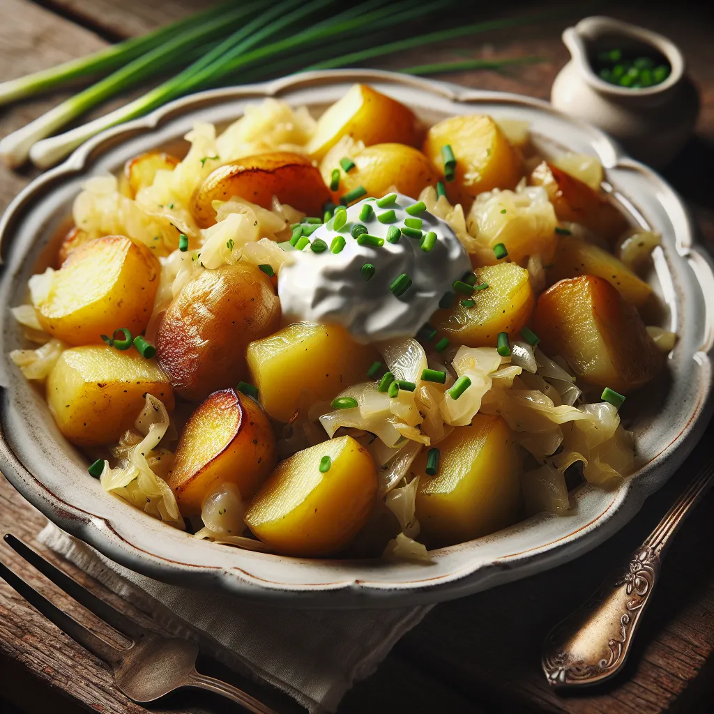 Potato and Cabbage Hash